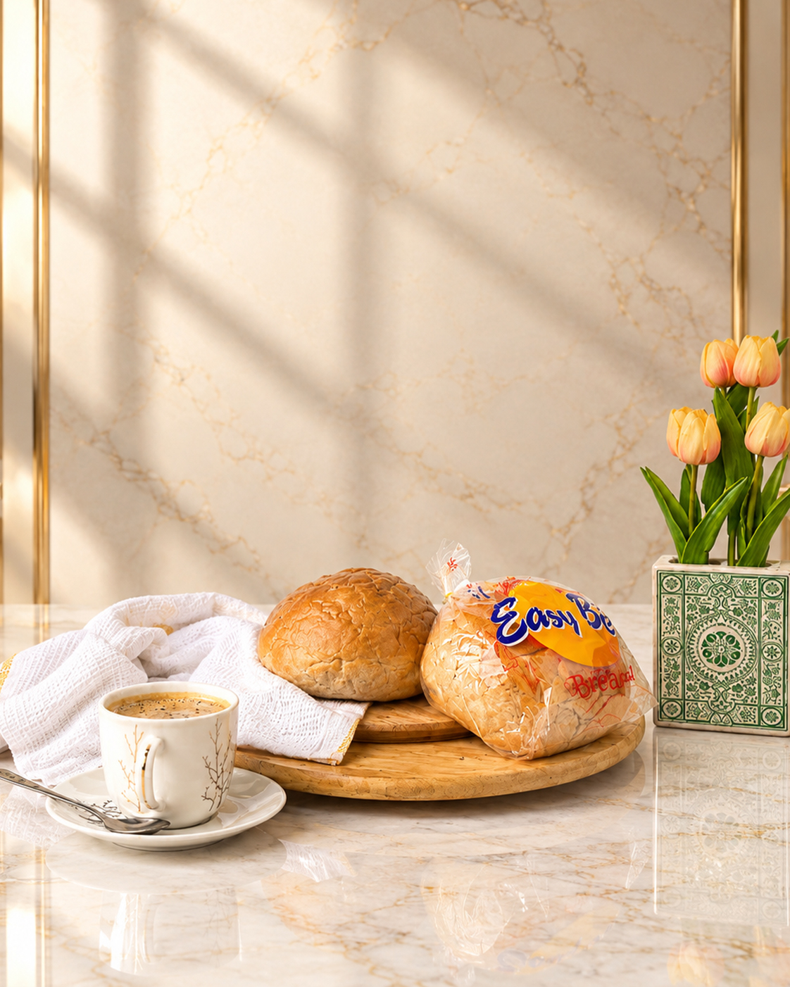 Single Round Bread